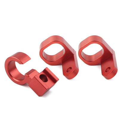 3PCS Front & Rear Brake Hose Line Clamp Fit For Suzuki DRZ400SM 2005-2024 Red