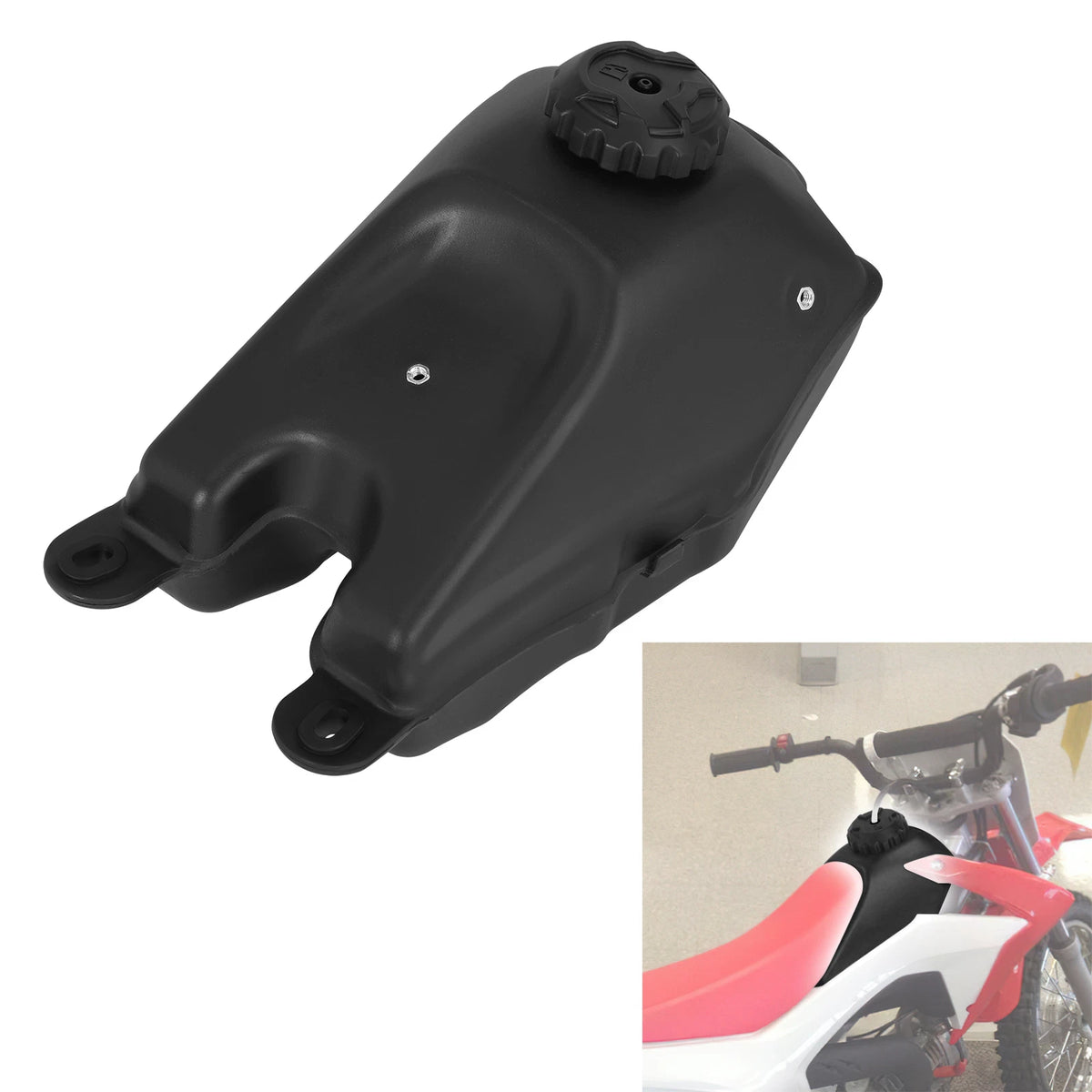 Fuel Gas Tank Petrol & Cap Fit For Honda CRF110 CRF110F 13-18 14 Pit Dirt Bike