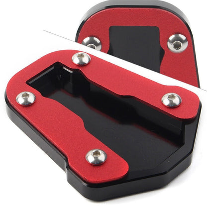 CNC Side Kickstand Enlarge Plate Pad Fit HONDA CRF300L CRF300 Rally 2021 22 Red