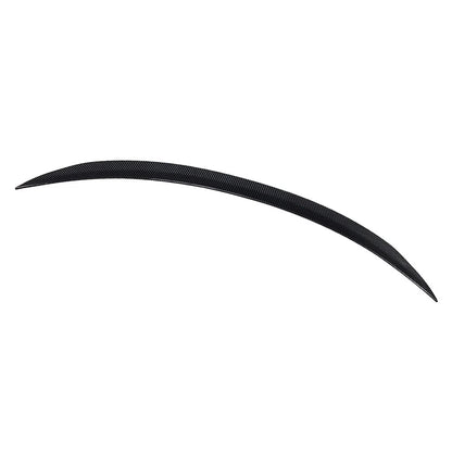 Rear Trunk Lip Spoiler For Mercedes Benz CLS Class C257 19-22 Carbon Fiber Black