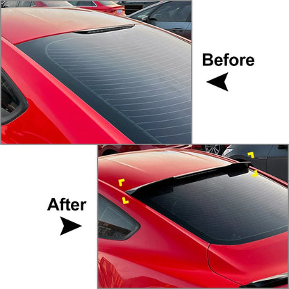 1pc ABS Rear Trunk Roof Spoiler Splitter Wing For Ford Mustang 2015-2022