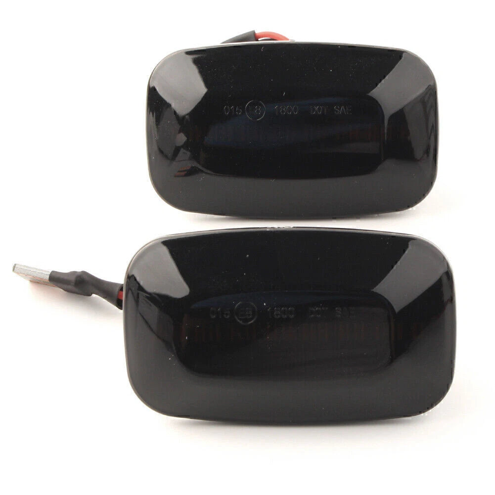 Dynamic LED Sequential Side Marker Light For Toyota Land Cruiser Black Shell US