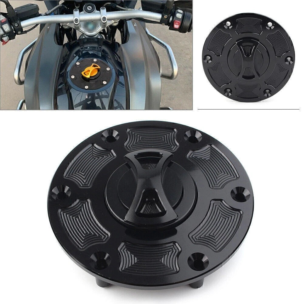 Fit BMW R1200RT R1200GS AD 2013 - 19 R1200R 2014 - 19 Motor Fuel Tank Cap Black