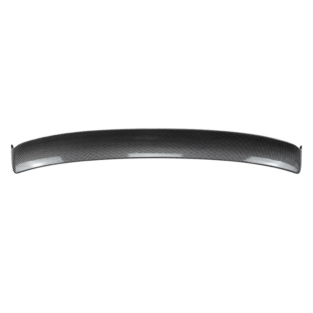 1pc Carbon Fiber Pattern Rear Window Roof Spoiler Wing For Audi A4 S4 B8 2009-16