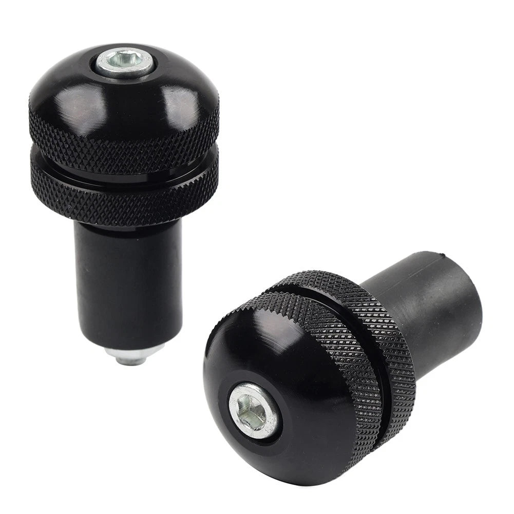 Universal 7/8 Motorcycle Handlebar Grips Bar End Cap Plug Slider