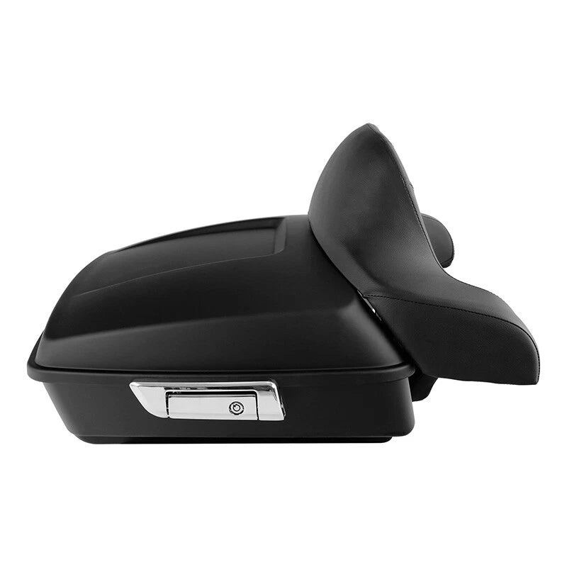Matte Chopped Trunk Pad Mount Fit For Harley Road Glide King 14-25