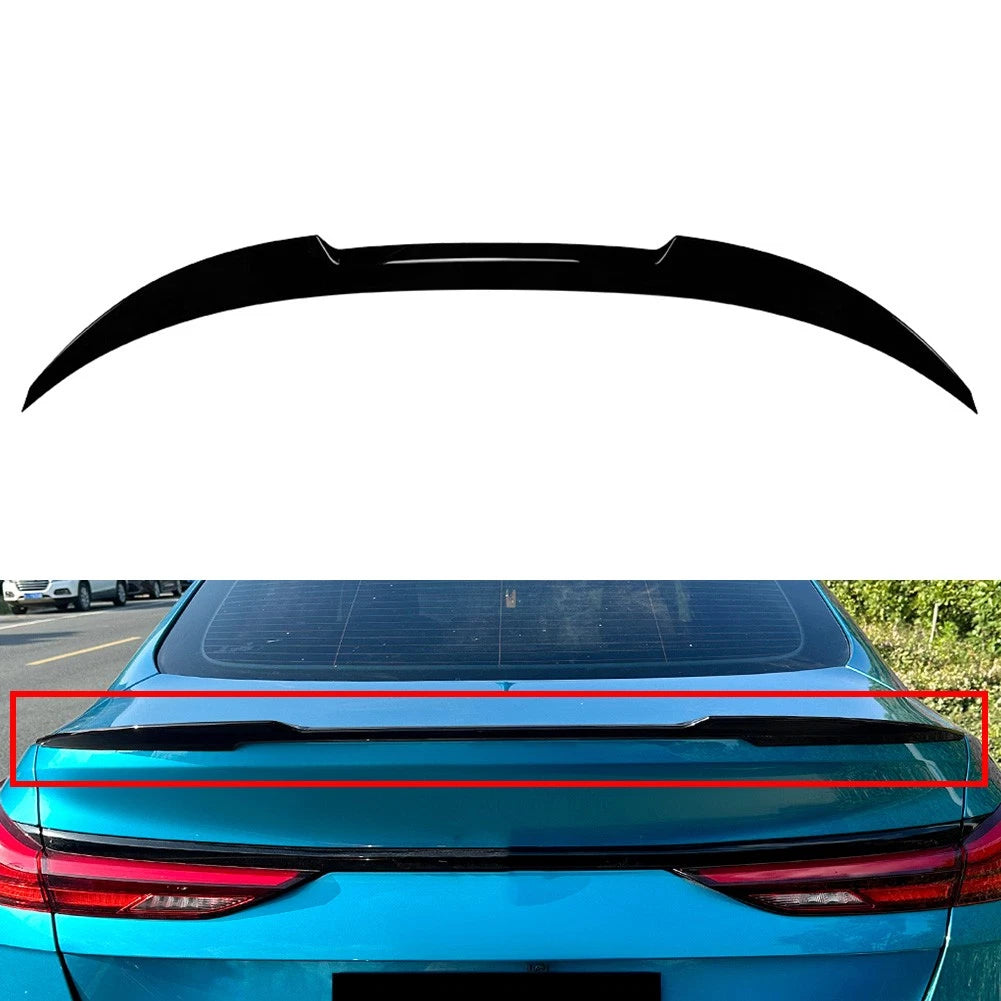 Black Tail Wing Rear Trunk Spoiler For BMW 2-Series F44 4 Door Gran Coupe 20-24