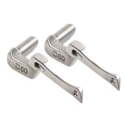 #121-76004 Upper Looper For JUKI MO-3600 MO-3700 MO-3900 MO-6700S Silver 2PCs