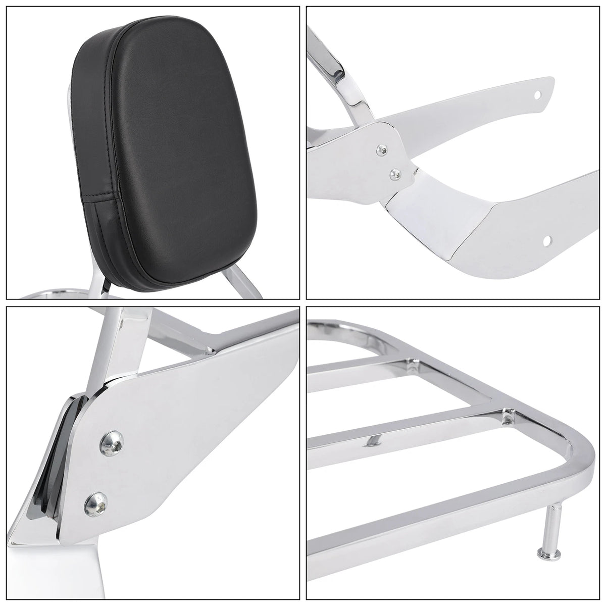 Sissy Bar Back Rest Luggage Rack Fit For Suzuki Intruder/Volusia VL800 2001-2011