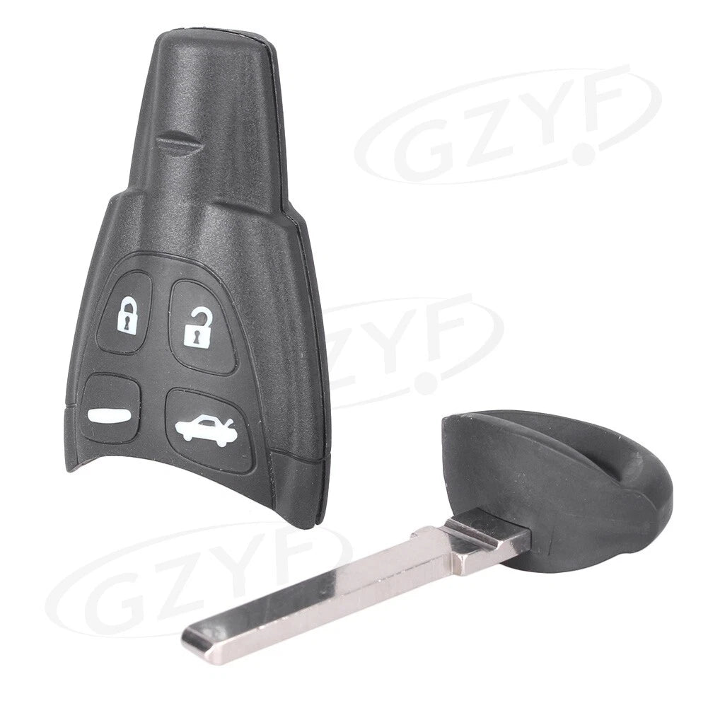 Remote Key Shell For Saab 9-3 Sport Sedan / Convertible / Sport Combi Wagon USA