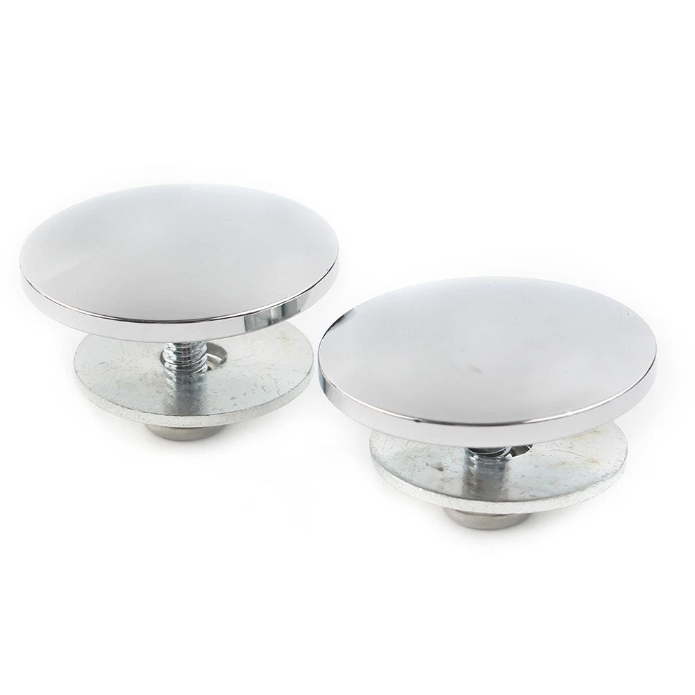 Fit Harley Batwing Street Glide Electra Glide Inner Fairing Mirror Plugs Chrome