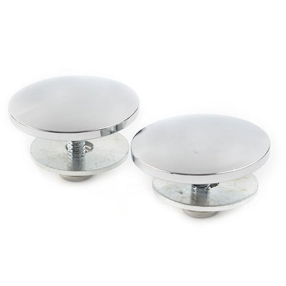 Fit Harley Batwing Street Glide Electra Glide Inner Fairing Mirror Plugs Chrome