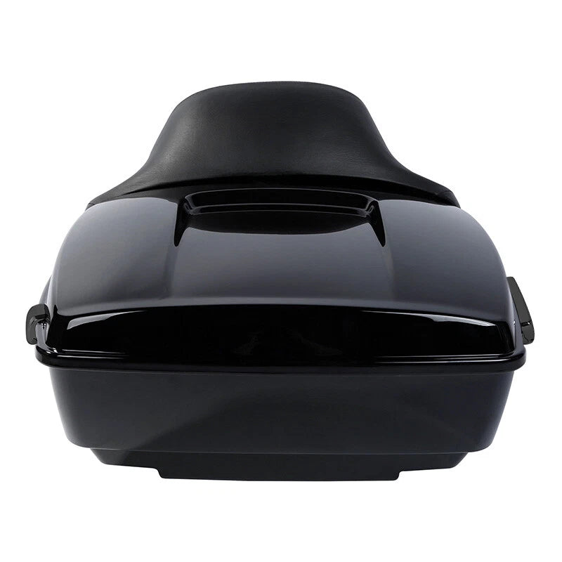 Black King Trunk Pad Mount Rack Fit For Harley Touring Electra Road Glide 14-26