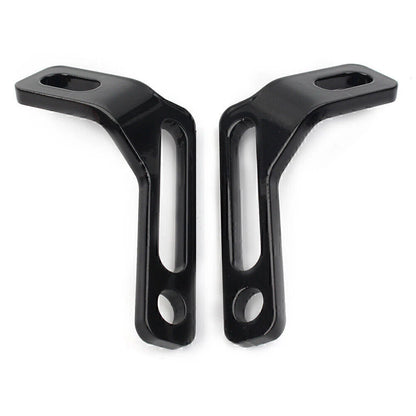 Rear Footrest Tie-Down Brackets For Harley Road King Electra Street Glide Black