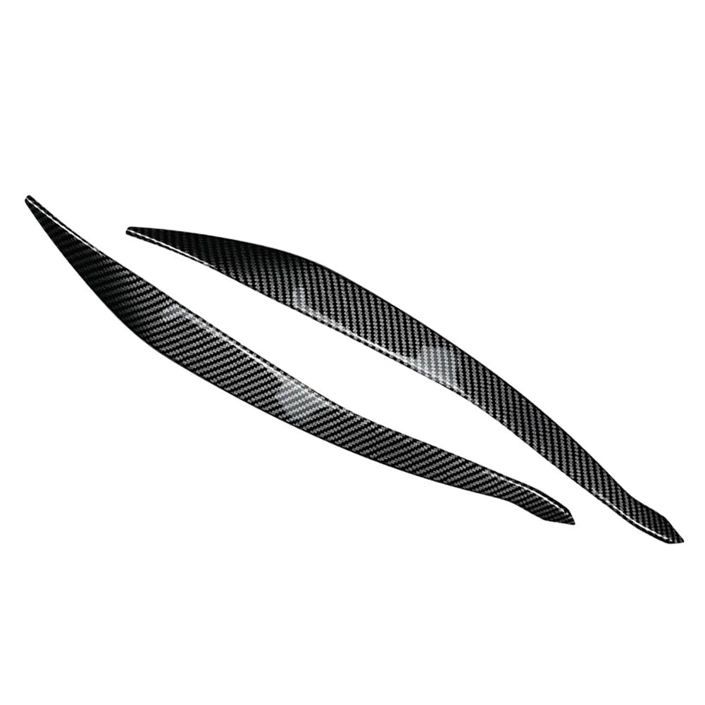 Front Headlight Eyelids Eyebrow Cover Carbon For BMW 5 Series F10 F11 2015-17 US