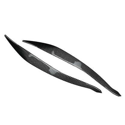 Front Headlight Eyelids Eyebrow Cover Carbon For BMW 5 Series F10 F11 2015-17 US