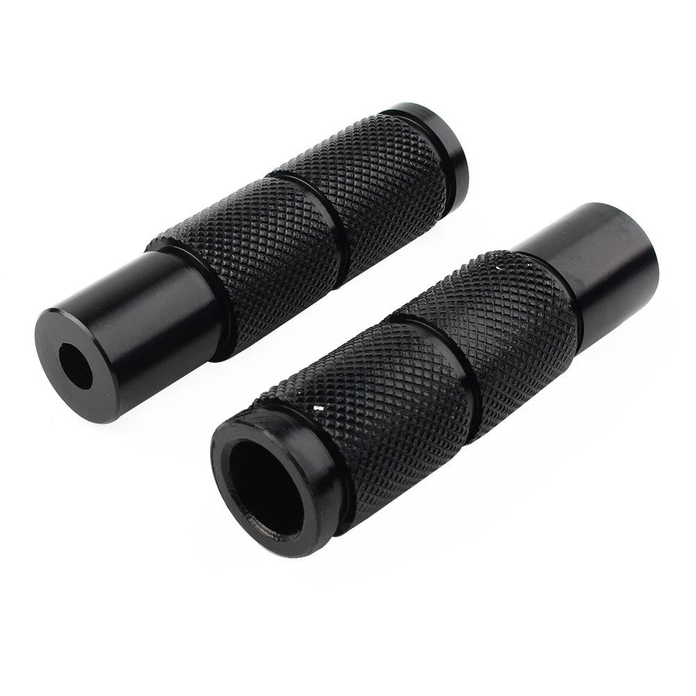 CNC Universal Motorcycle Bike Foot Pegs Footpegs Rear Set Pedals Racing Black