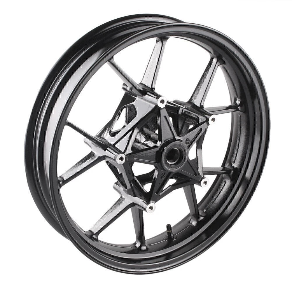 Front Wheel Rim For BMW 2010-2018 S1000RR & 2014-2018 15 S1000R Black Motorcycle