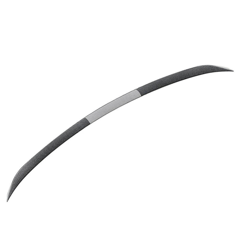 Carbon Look Rear Boot Trunk Spoiler Lip Middle Wing For BMW X5 G05 2019-2024
