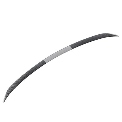 Carbon Look Rear Boot Trunk Spoiler Lip Middle Wing For BMW X5 G05 2019-2024
