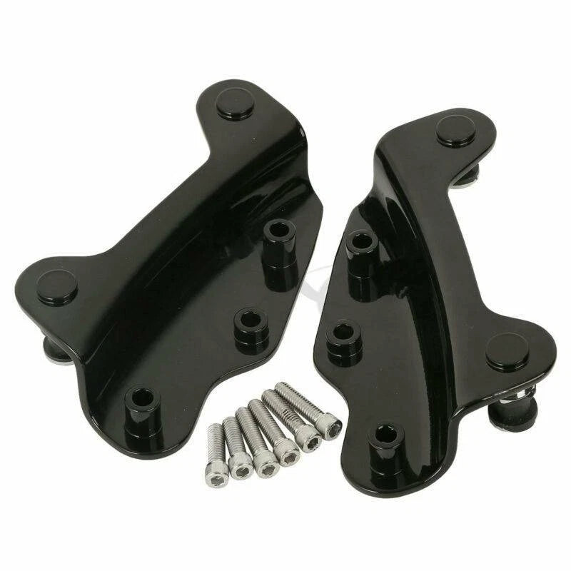 Sissy Bar Backrest Pad Luggage Rack & Docking Kit Fit For Harley Touring 09-13