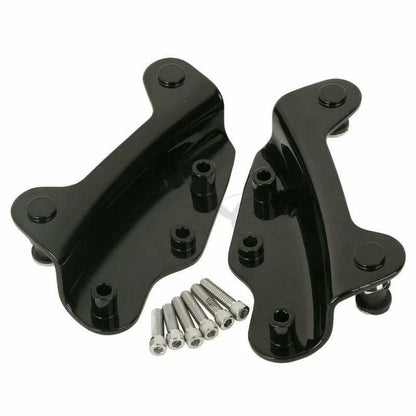 Sissy Bar Backrest Pad Luggage Rack & Docking Kit Fit For Harley Touring 09-13