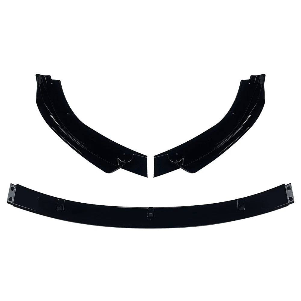 Glossy Black Front Bumper Lip Spoiler For BMW 5 Series E60 2008-2010