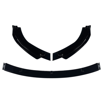 Glossy Black Front Bumper Lip Spoiler For BMW 5 Series E60 2008-2010