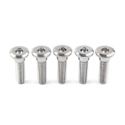 5x M8x30mm x 1.25 Bolts Ti Hex Socket Disc Brake Rotor Screws Fasteners US
