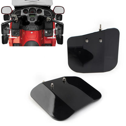 Motorcycle Air Wing Windshield Deflector Mirror Mount For Honda F6B 2013-2017