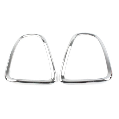 Pair Tail Light Cover Trim Silver For BMW Mini Cooper R56 R57 R58 R59 2007-2014