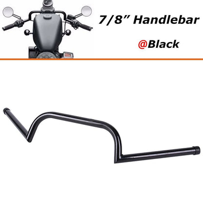 Universal 7/8" Motorcycle Drag Bar Handlebar Fit For Cruiser Chopper Cafe Racer