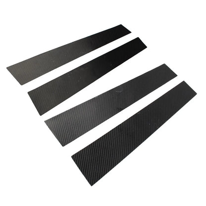 4 Pcs Exterior Door Window B Pillar Post Cover Trim For Dodge Ram 1500 19-23 US