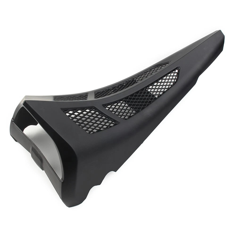 Tall Chin Spoiler Scoop Stretched For Harley Street Road Glide 2014-22 Matte Blk