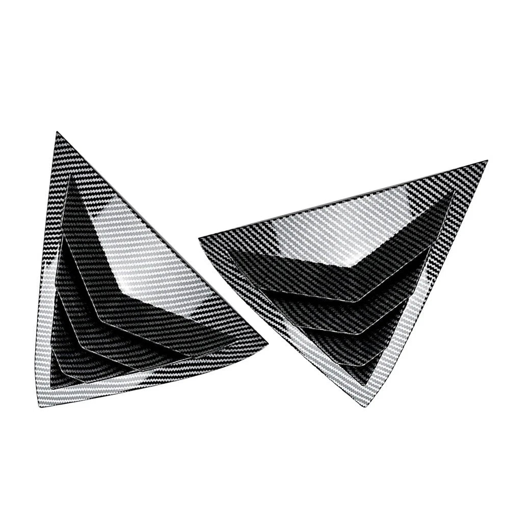 Carbon Look Rear Louver Shutter Cover For Ford Fiesta MK7 MK7.5 Hatchback 08-17