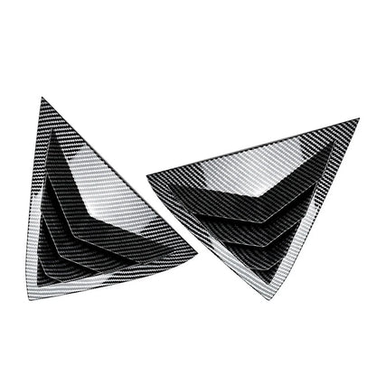 Carbon Look Rear Louver Shutter Cover For Ford Fiesta MK7 MK7.5 Hatchback 08-17
