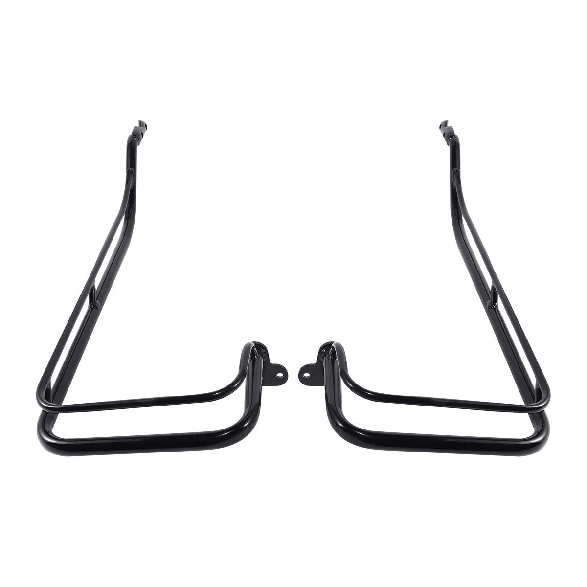 Black Hard Saddlebag Guard Rails Fit For Harley Touring Road Glide King 09-13 US