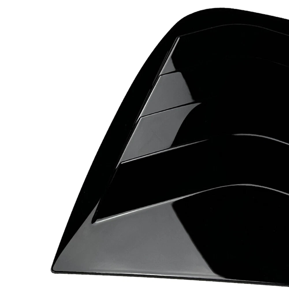 Rear Side Window Quarter Louver Trim For BMW 3 Series F30 2013-2019 Gloss Black