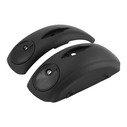 Matte Hard Saddlebag Lids 6.5'' Speaker Cutout Fit For Indian 16-23 Springfield