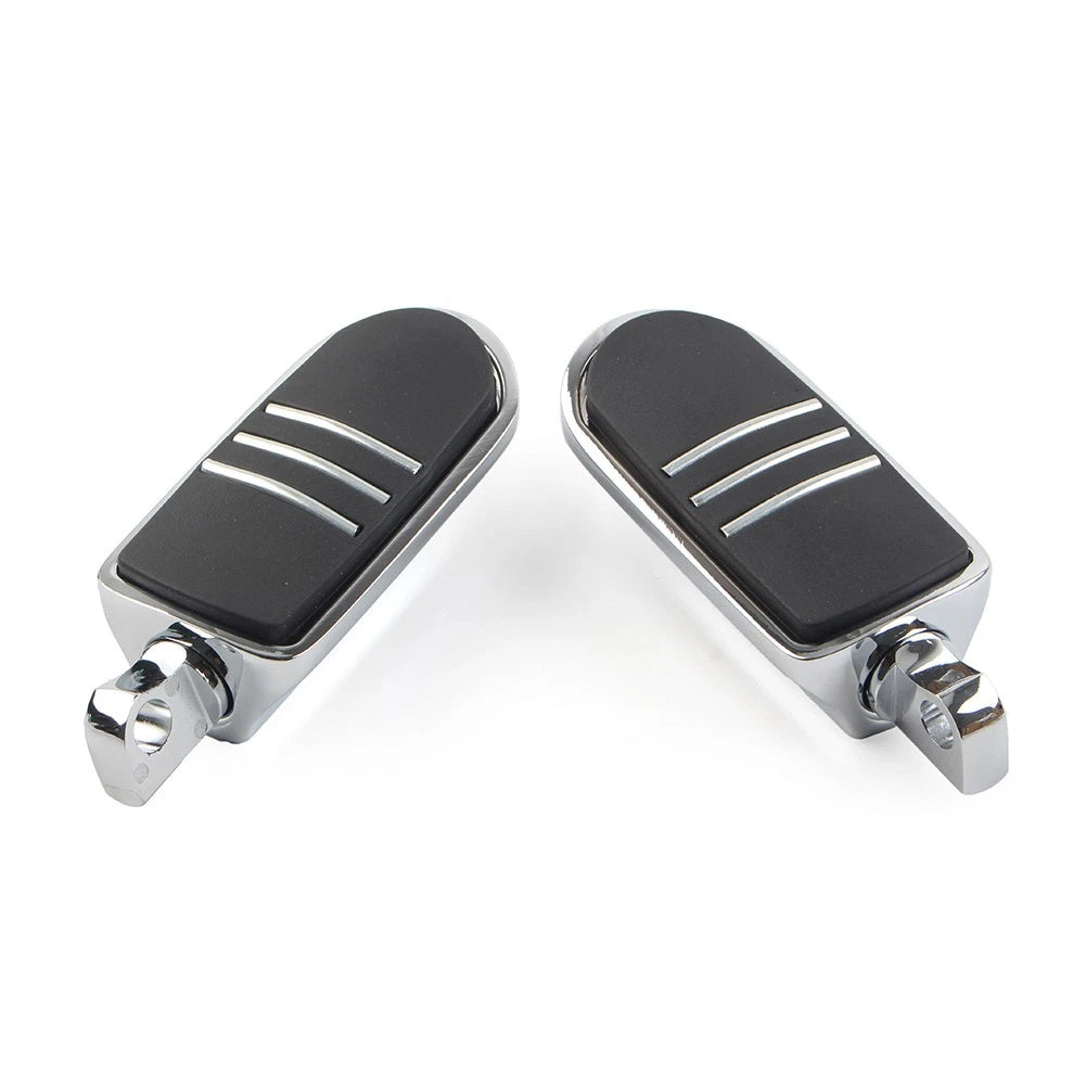 US 32mm 1.25" Male Foot pegs Footrest Pedal For Harley Iron XL 883 1200 Chrome