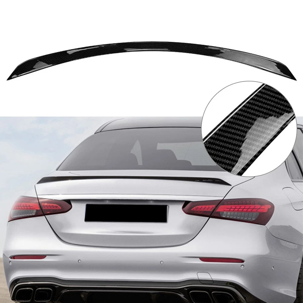 Rear Boot Spoiler Wing For Mercedes-Benz W213 E260 E300 E63S 16-21 Carbon Fiber