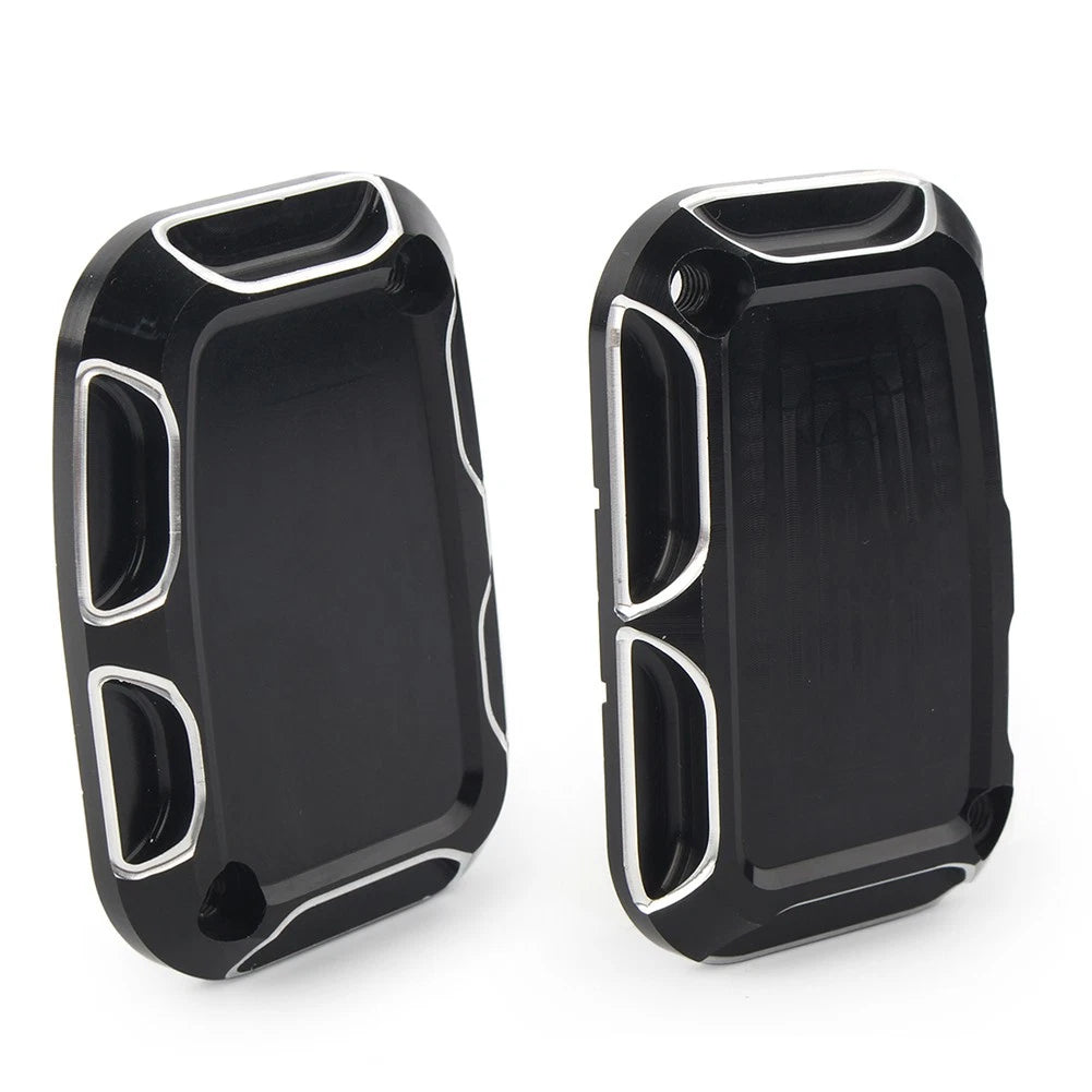Shallow Cut Brake Master Cylinder Cover For Harley Touring Street Glide 14-16