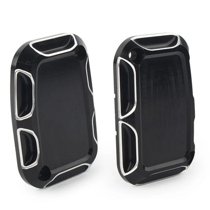 Shallow Cut Brake Master Cylinder Cover For Harley Touring Street Glide 14-16