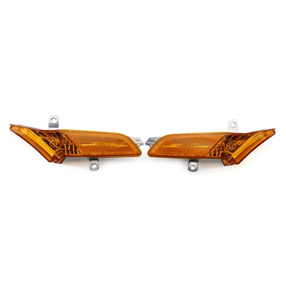 2pcs Front Side Marker Light Fit For Porsche Cayenne 2008-2010 ABS