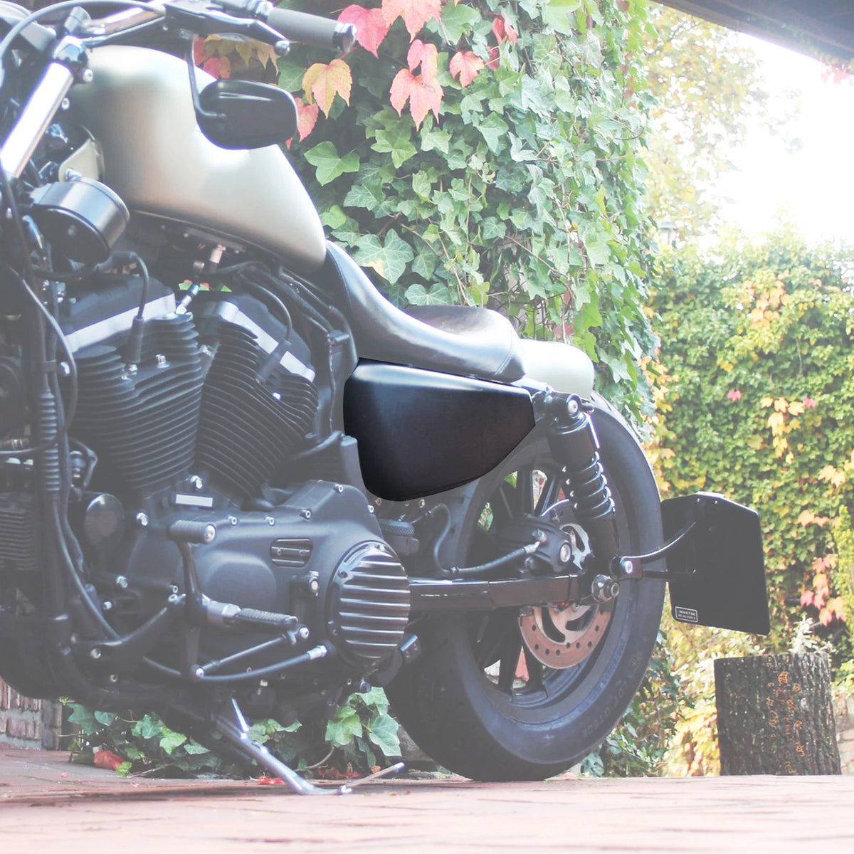 Matte Black Left Battery Side Cover Fit For Harley Sportster 883 1200 2014-2022