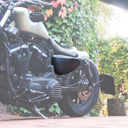 Matte Black Left Battery Side Cover Fit For Harley Sportster 883 1200 2014-2022