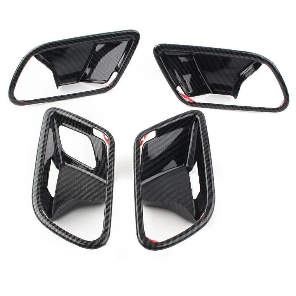 4pcs Carbon Fiber Inner Handle Bowl Covers For Mercedes-Benz A-Class W177 2019