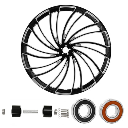 30"x3.5'' Front Wheel Rim & Dual Disc Hub For Harley Road Glide King 2008-25 ABS