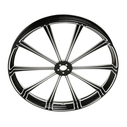 30'' Front Wheel Rim Single Disc Wheel Hub Fit For Harley Street Glide 08-25 ABS