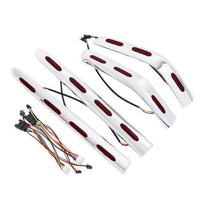 Trunk & Saddlebag Decoration Trim LED Light For Honda Goldwing GL1800 01-11